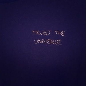 Spiritual Gangster cropped sweatshirt sz L